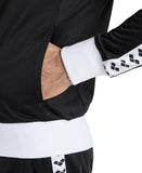 Arena Icons Men's Team Relax Jacket - Black-White-Black