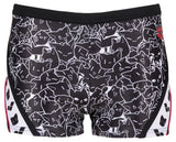 Arena Boys' Kitties Swim Shorts  - Black-White