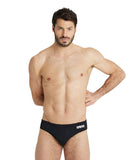 Arena Performance Men's Solid Team Swim Briefs - Black-White