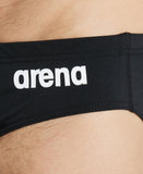 Arena Performance Men's Solid Team Swim Briefs - Black-White