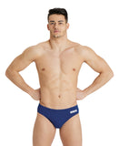 Arena Performance Men's Solid Team Swim Briefs - Navy-White