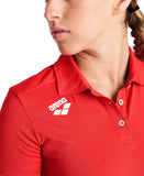 Arena Team Women's Polo Shirt Solid - Red