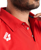 Arena Team Unisex Solid Polo Shirt - Red