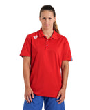 Arena Team Unisex Solid Polo Shirt - Red