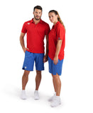 Arena Team Unisex Solid Polo Shirt - Red