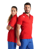 Arena Team Unisex Solid Polo Shirt - Red