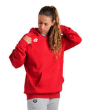 Arena Team Unisex Hooded Panel Sweatshirt - Red