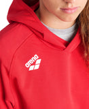 Arena Team Unisex Hooded Panel Sweatshirt - Red