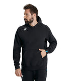 Arena Team Unisex Hooded Panel Sweatshirt - Black