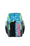 Arena Spiky III Backpack 45 Allover Team Confetti Black