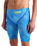 arena Tie-Dye Collection Men's Powerskin Carbon Glide Jammer Cobalt