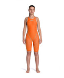 Arena Girl's Racing Suit Powerskin ST Next OB LTD ED Orange-Teal