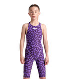 Arena Girl's Racing Suit Powerskin ST Next OB LE Leopard Violet