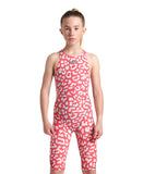 Arena Girl's Racing Suit Powerskin ST Next OB LE Leopard Geranium