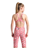 Arena Girl's Racing Suit Powerskin ST Next OB LE Leopard Geranium