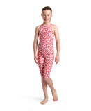 Arena Girl's Racing Suit Powerskin ST Next OB LE Leopard Geranium