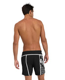 Arena Men's Pro_File Logo Beach Boxers - Black-White