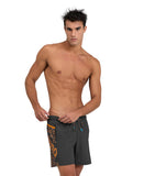 Arena Men's Pro_File Logo Beach Boxers - Asphalt