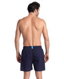 Arena Men's Fundamentals R Beach Boxer - Navy-Turquoise