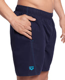 Arena Men's Fundamentals R Beach Boxer - Navy-Turquoise