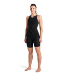 arena Womens Powerskin Impulso Kneeskin OB Swim Racing  - Black Teal