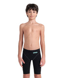 arena Boys' Powerskin Impulso Swim Racing Jammer - Black Teal