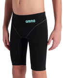 arena Boys' Powerskin Impulso Swim Racing Jammer - Black Teal