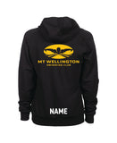 Mt Wellington Unisex Hooded Panel Sweatshirt - Black