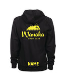 Wanaka Unisex Hooded Panel Sweatshirt - Black