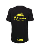 Wanaka Jr Panel T-Shirt - Black