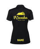 Wanaka Women's Solid Polo - Black