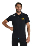 Mt Wellington Unisex Solid Polo - Black