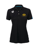 Mt Wellington Women's Solid Polo - Black