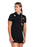 Mt Wellington Women's Solid Polo - Black