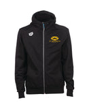 Mt Wellington Unisex Team Hooded Jacket Panel - Black