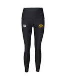 Mt Wellington Team Women's Panel Tights - Black