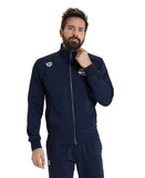 Cromwell Unisex Panel Knitted Poly Jacket - Navy