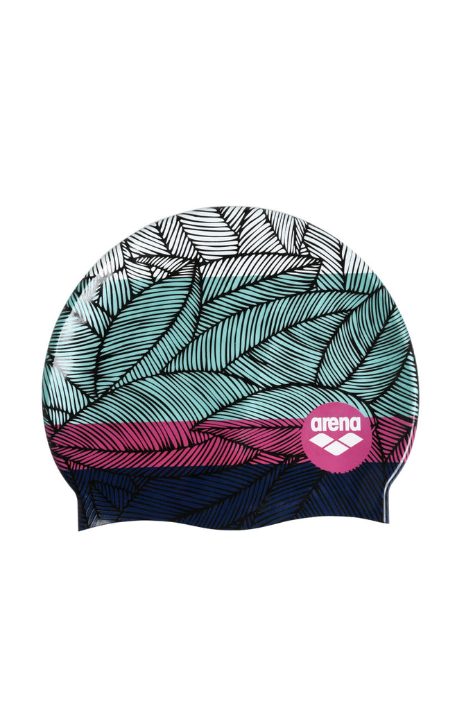 Arena Silicone Swim Cap Print 2- Foliage – Arena Water Instinct NZ